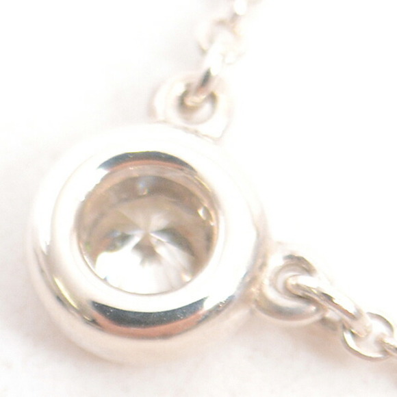 TIFFANY Silver Diamond Necklace - Picture 5 of 8